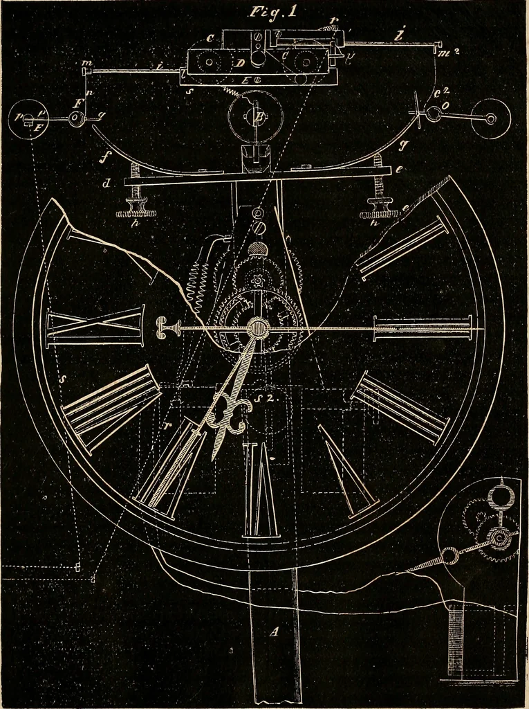 An illustration from American horological journal, devoted to practical horology, 1869, leaf 42