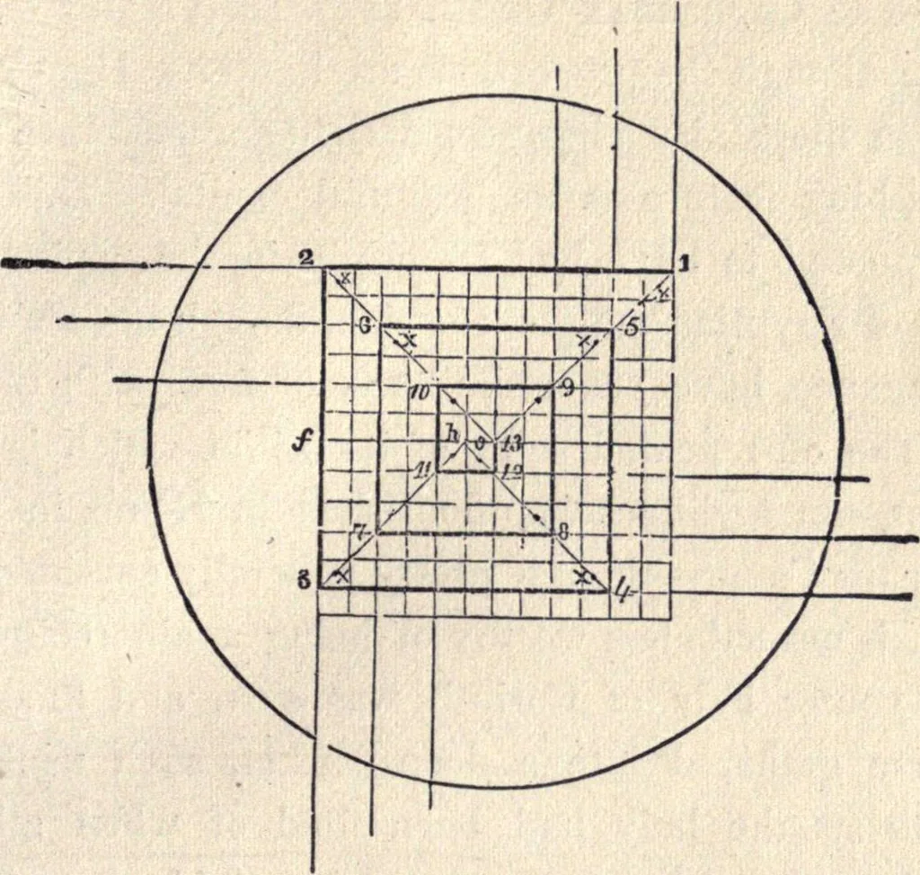 An illustration from The American house-carpenter; a treatise on the art of building, and the strength of materials, 1873, leaf 110