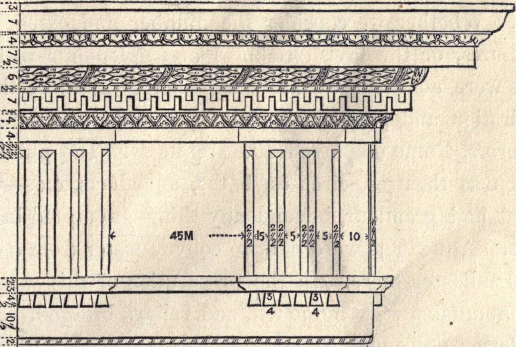 An illustration from The American house-carpenter; a treatise on the art of building, and the strength of materials, 1873, leaf 114