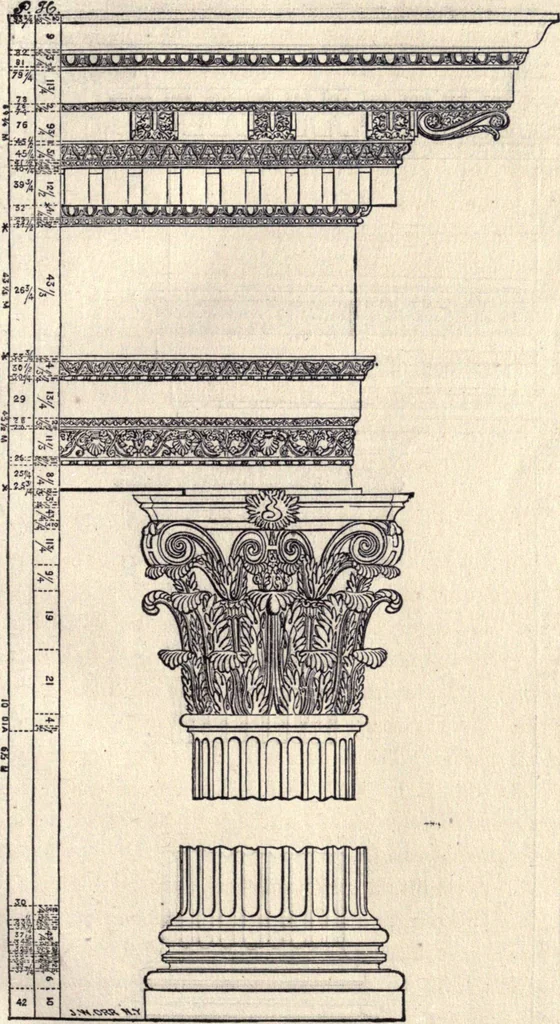 An illustration from The American house-carpenter; a treatise on the art of building, and the strength of materials, 1873, leaf 118