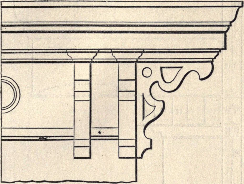 An illustration from The American house-carpenter; a treatise on the art of building, and the strength of materials, 1873, leaf 160