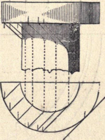 An illustration from The American house-carpenter; a treatise on the art of building, and the strength of materials, 1873, leaf 408