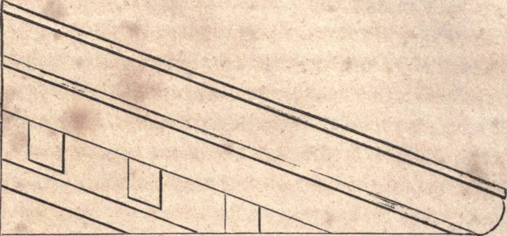 An illustration from The American house-carpenter; a treatise upon architecture, cornices and mouldings, framing, doors, windows, and stairs. Together with the most important principles of practical geometry, 1852, leaf 103