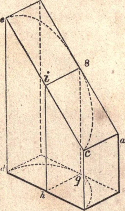 An illustration from The American house-carpenter; a treatise upon architecture, cornices and mouldings, framing, doors, windows, and stairs. Together with the most important principles of practical geometry, 1852, leaf 255