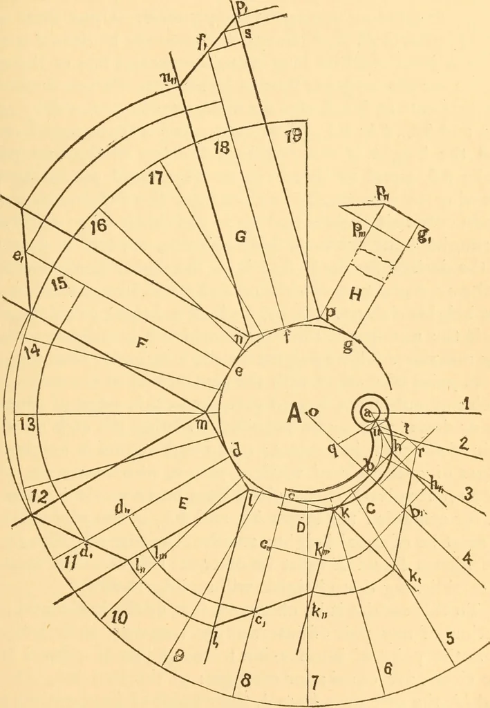 An illustration from The American house carpenter. A treatise on the art of building. Comprising styles of architecture, strength of materials, and the theory and practice of the construction of floors, framed girders, roof trusses, rolled-iron beams, tubular-iron girders, cast-iron girders, stairs, doors, windows, mouldings, and cornices; together with a compend of mathematics. A manual for the practical use of architects, carpenters, stair-builders, and others, 1880, leaf 318