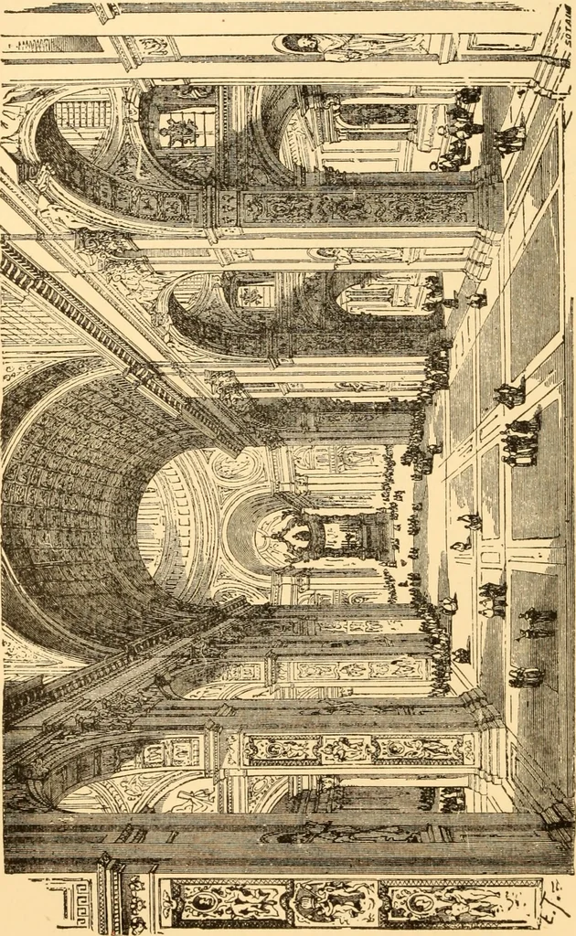 An illustration from The American house carpenter. A treatise on the art of building. Comprising styles of architecture, strength of materials, and the theory and practice of the construction of floors, framed girders, roof trusses, rolled-iron beams, tubular-iron girders, cast-iron girders, stairs, doors, windows, mouldings, and cornices; together with a compend of mathematics. A manual for the practical use of architects, carpenters, stair-builders, and others, 1880, leaf 365