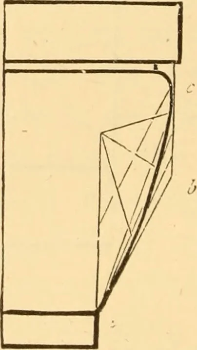 An illustration from The American house carpenter. A treatise on the art of building. Comprising styles of architecture, strength of materials, and the theory and practice of the construction of floors, framed girders, roof trusses, rolled-iron beams, tubular-iron girders, cast-iron girders, stairs, doors, windows, mouldings, and cornices; together with a compend of mathematics. A manual for the practical use of architects, carpenters, stair-builders, and others, 1880, leaf 369