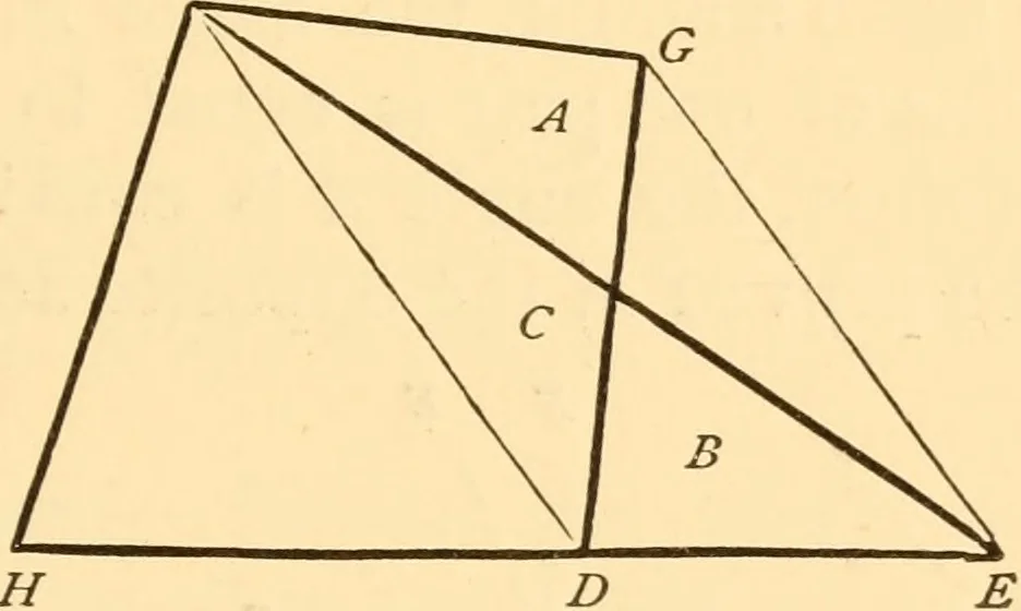 An illustration from The American house carpenter. A treatise on the art of building. Comprising styles of architecture, strength of materials, and the theory and practice of the construction of floors, framed girders, roof trusses, rolled-iron beams, tubular-iron girders, cast-iron girders, stairs, doors, windows, mouldings, and cornices; together with a compend of mathematics. A manual for the practical use of architects, carpenters, stair-builders, and others, 1880, leaf 396
