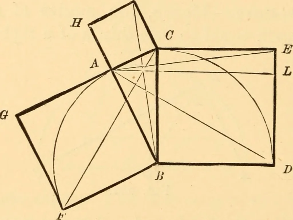 An illustration from The American house carpenter. A treatise on the art of building. Comprising styles of architecture, strength of materials, and the theory and practice of the construction of floors, framed girders, roof trusses, rolled-iron beams, tubular-iron girders, cast-iron girders, stairs, doors, windows, mouldings, and cornices; together with a compend of mathematics. A manual for the practical use of architects, carpenters, stair-builders, and others, 1880, leaf 399