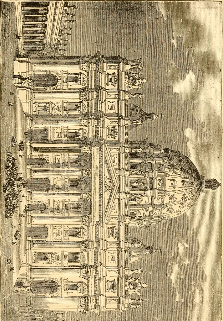 An illustration from The American house carpenter. A treatise on the art of building. Comprising styles of architecture, strength of materials, and the theory and practice of the construction of floors, framed girders, roof trusses, rolled-iron beams, tubular-iron girders, cast-iron girders, stairs, doors, windows, mouldings, and cornices; together with a compend of mathematics. A manual for the practical use of architects, carpenters, stair-builders, and others, 1880, leaf 42