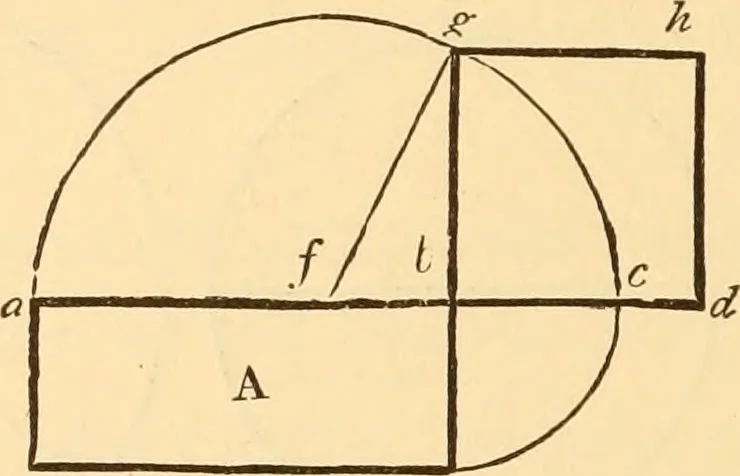 An illustration from The American house carpenter. A treatise on the art of building. Comprising styles of architecture, strength of materials, and the theory and practice of the construction of floors, framed girders, roof trusses, rolled-iron beams, tubular-iron girders, cast-iron girders, stairs, doors, windows, mouldings, and cornices; together with a compend of mathematics. A manual for the practical use of architects, carpenters, stair-builders, and others, 1880, leaf 625