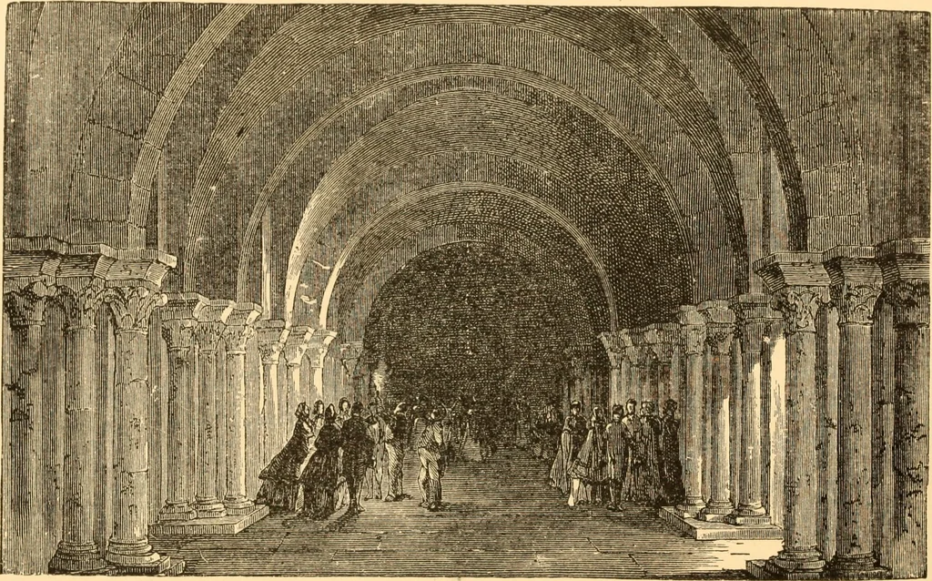 An illustration from The American house carpenter. A treatise on the art of building. Comprising styles of architecture, strength of materials, and the theory and practice of the construction of floors, framed girders, roof trusses, rolled-iron beams, tubular-iron girders, cast-iron girders, stairs, doors, windows, mouldings, and cornices; together with a compend of mathematics. A manual for the practical use of architects, carpenters, stair-builders, and others, 1880, leaf 640