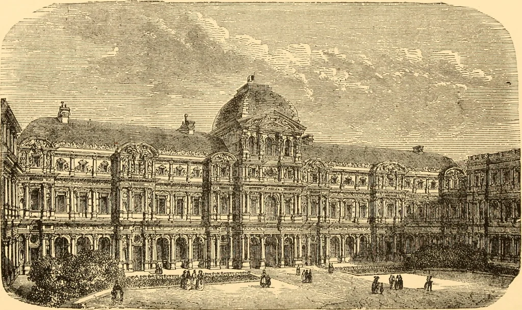 An illustration from The American house carpenter. A treatise on the art of building. Comprising styles of architecture, strength of materials, and the theory and practice of the construction of floors, framed girders, roof trusses, rolled-iron beams, tubular-iron girders, cast-iron girders, stairs, doors, windows, mouldings, and cornices; together with a compend of mathematics. A manual for the practical use of architects, carpenters, stair-builders, and others, 1880, leaf 78