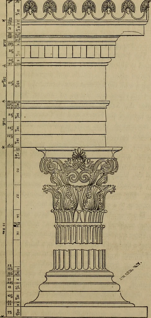 An illustration from The American house-carpenter; a treatise on the art of building, and the strength of materials, 1867, leaf 110