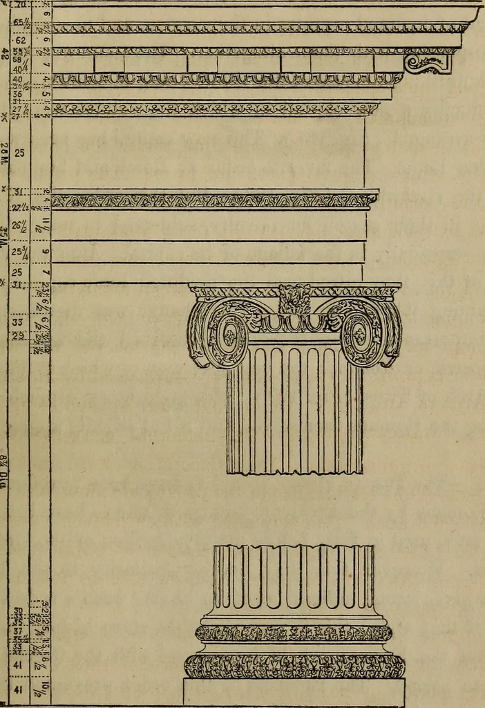 An illustration from The American house-carpenter; a treatise on the art of building, and the strength of materials, 1867, leaf 114