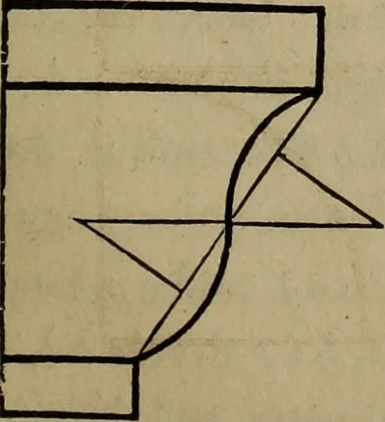 An illustration from The American house-carpenter; a treatise on the art of building, and the strength of materials, 1867, leaf 150