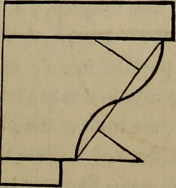 An illustration from The American house-carpenter; a treatise on the art of building, and the strength of materials, 1867, leaf 150
