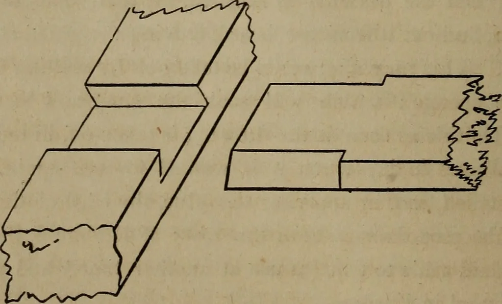 An illustration from The American house-carpenter; a treatise on the art of building, and the strength of materials, 1867, leaf 17