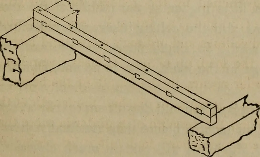 An illustration from The American house-carpenter; a treatise on the art of building, and the strength of materials, 1867, leaf 260