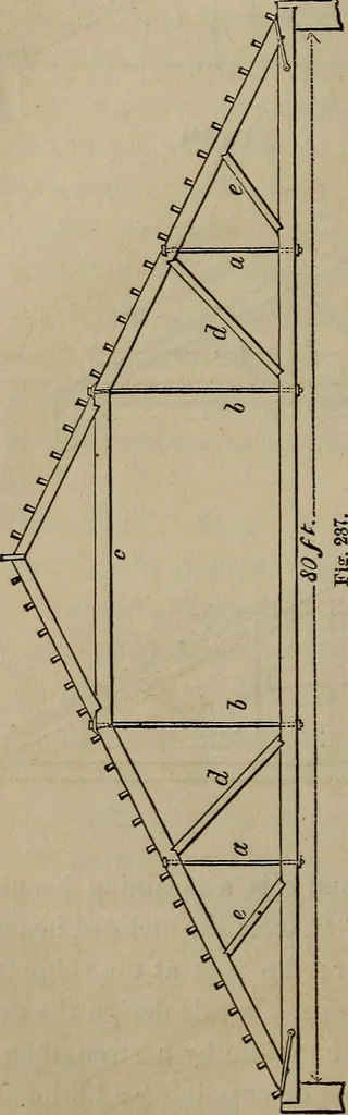 An illustration from The American house-carpenter; a treatise on the art of building, and the strength of materials, 1867, leaf 295