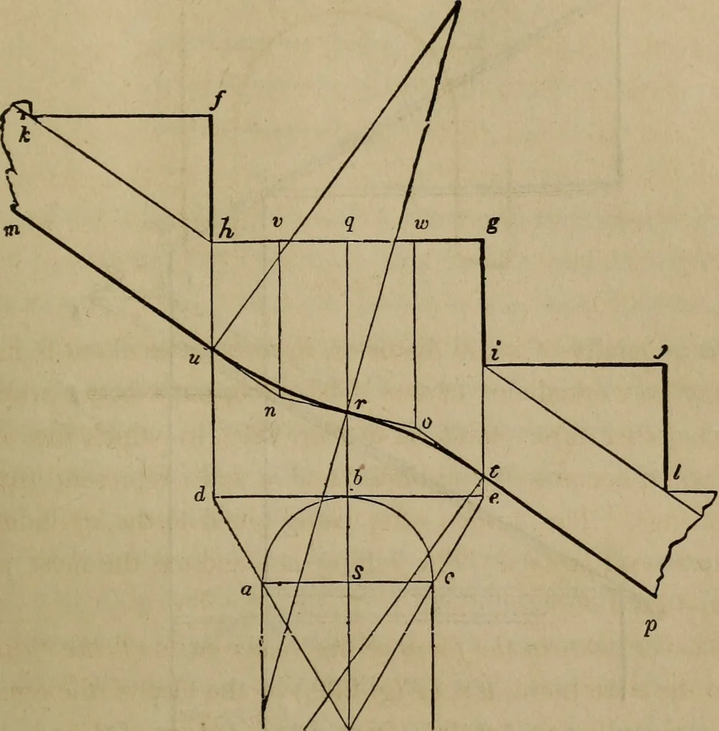 An illustration from The American house-carpenter; a treatise on the art of building, and the strength of materials, 1867, leaf 348