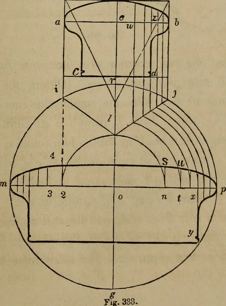 An illustration from The American house-carpenter; a treatise on the art of building, and the strength of materials, 1867, leaf 392