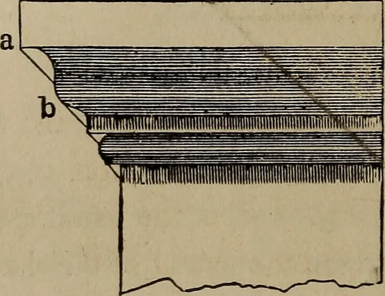 An illustration from The American house-carpenter; a treatise on the art of building, and the strength of materials, 1867, leaf 397