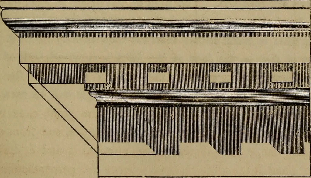 An illustration from The American house-carpenter; a treatise on the art of building, and the strength of materials, 1867, leaf 410