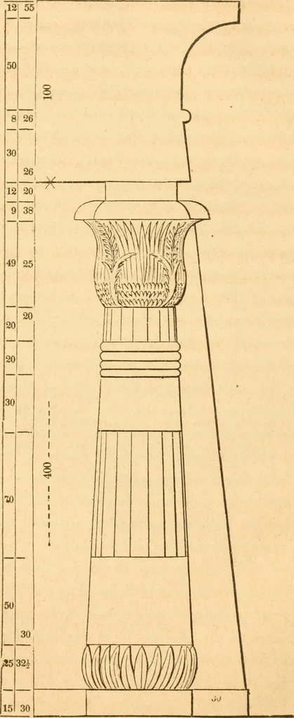An illustration from The American house carpenter: a treatise upon architecture, cornices and mouldings, framing, doors, windows and stairs. Together with the most important principles of practical geometry, 1852, leaf 105