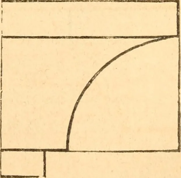 An illustration from The American house carpenter: a treatise upon architecture, cornices and mouldings, framing, doors, windows and stairs. Together with the most important principles of practical geometry, 1852, leaf 132