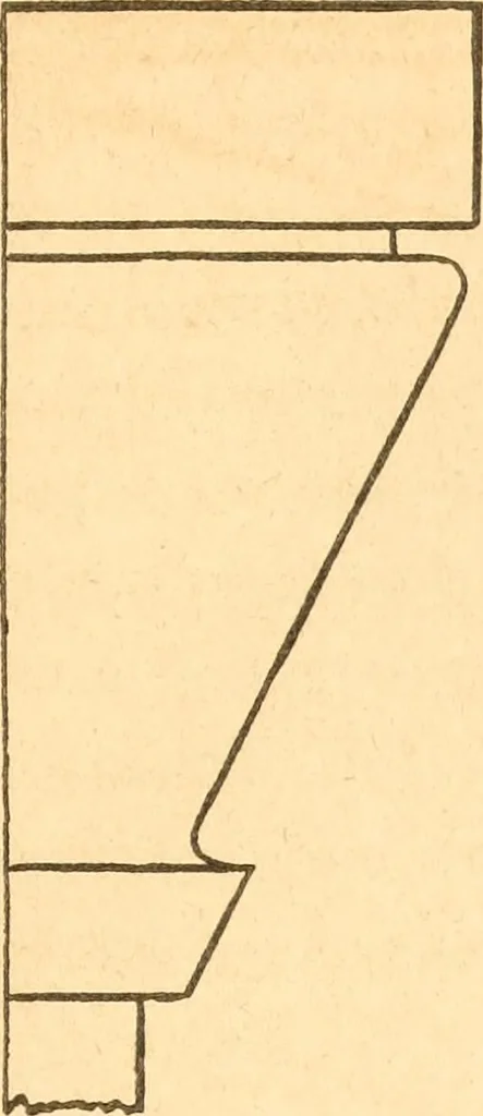 An illustration from The American house carpenter: a treatise upon architecture, cornices and mouldings, framing, doors, windows and stairs. Together with the most important principles of practical geometry, 1852, leaf 136