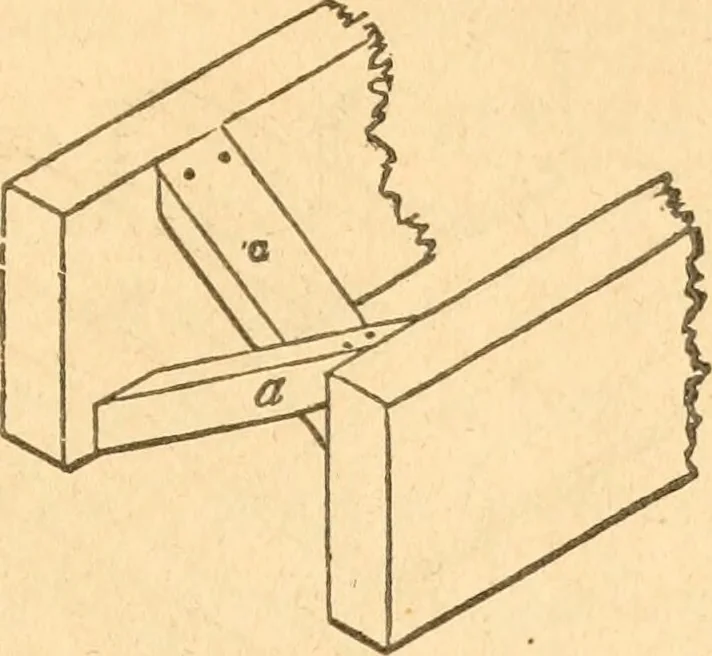 An illustration from The American house carpenter: a treatise upon architecture, cornices and mouldings, framing, doors, windows and stairs. Together with the most important principles of practical geometry, 1852, leaf 168