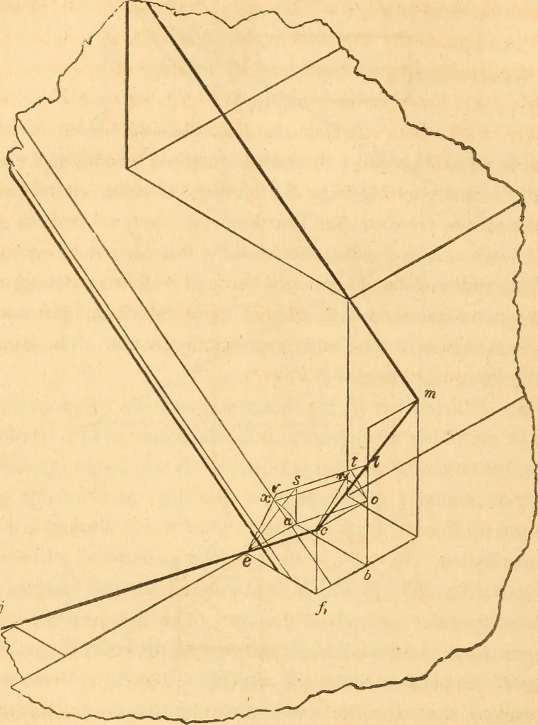 An illustration from The American house carpenter: a treatise upon architecture, cornices and mouldings, framing, doors, windows and stairs. Together with the most important principles of practical geometry, 1852, leaf 229