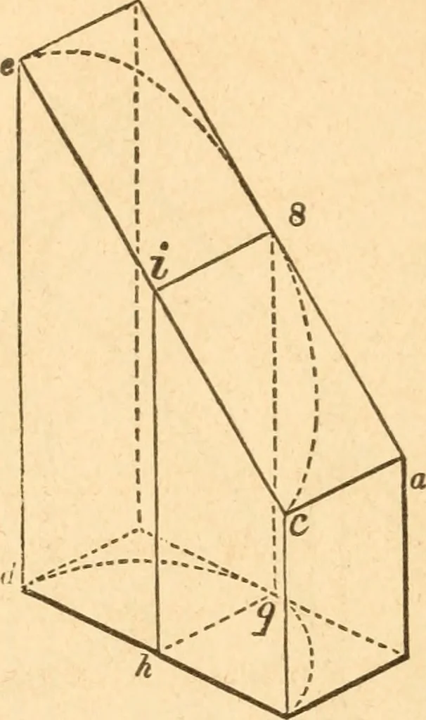 An illustration from The American house carpenter: a treatise upon architecture, cornices and mouldings, framing, doors, windows and stairs. Together with the most important principles of practical geometry, 1852, leaf 255