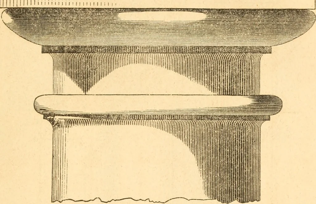 An illustration from The American house carpenter: a treatise upon architecture, cornices and mouldings, framing, doors, windows and stairs. Together with the most important principles of practical geometry, 1852, leaf 286