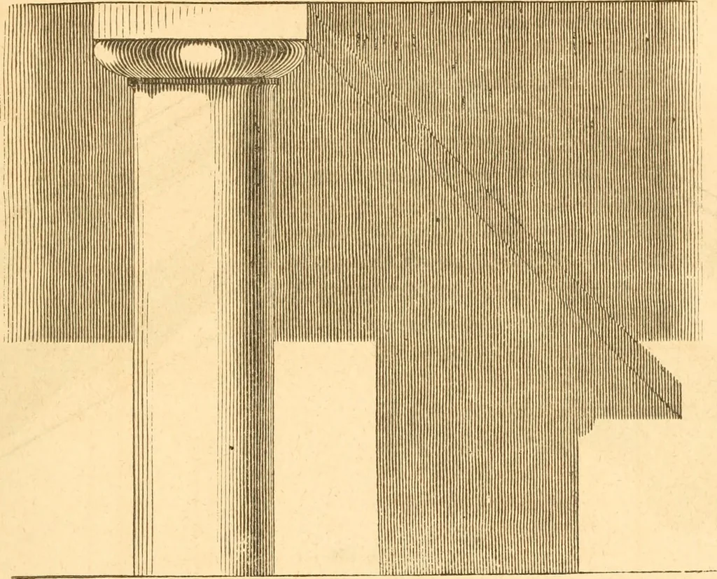An illustration from The American house carpenter: a treatise upon architecture, cornices and mouldings, framing, doors, windows and stairs. Together with the most important principles of practical geometry, 1852, leaf 288