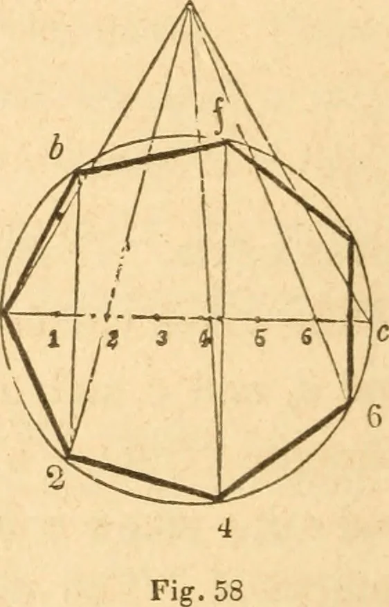An illustration from The American house carpenter: a treatise upon architecture, cornices and mouldings, framing, doors, windows and stairs. Together with the most important principles of practical geometry, 1852, leaf 47