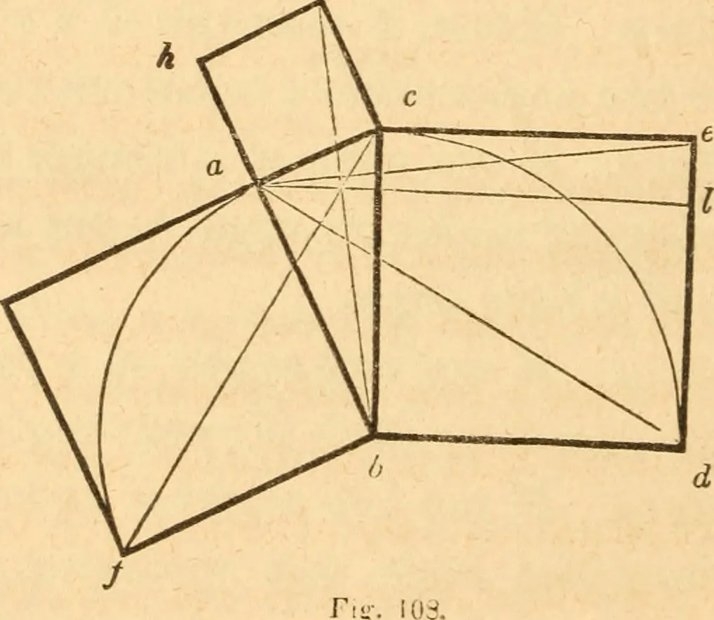 An illustration from The American house carpenter: a treatise upon architecture, cornices and mouldings, framing, doors, windows and stairs. Together with the most important principles of practical geometry, 1852, leaf 77