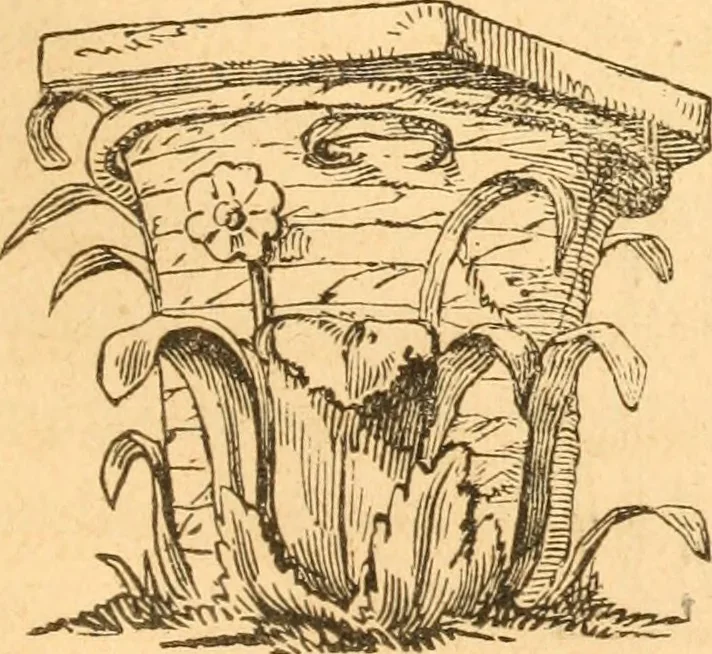 An illustration from The American house carpenter: a treatise upon architecture, cornices and mouldings, framing, doors, windows and stairs. Together with the most important principles of practical geometry, 1852, leaf 98