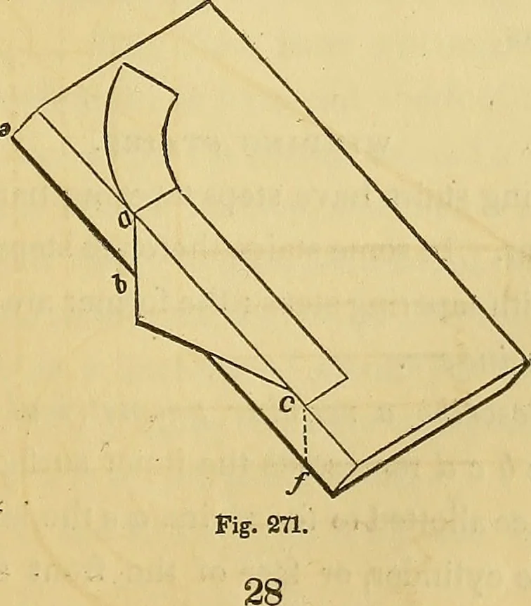 An illustration from The American house carpenter:, 1844, leaf 232