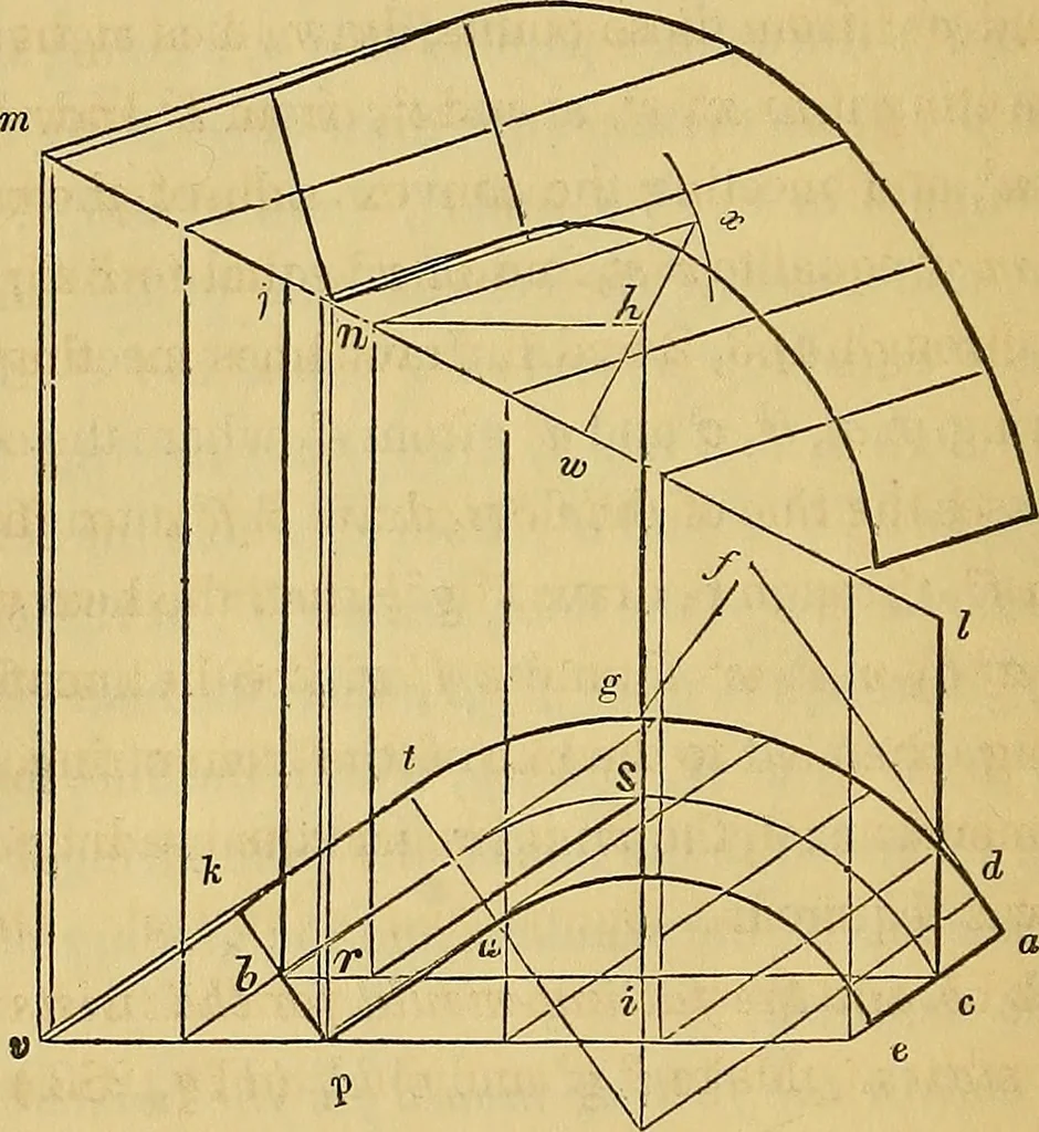 An illustration from The American house carpenter:, 1844, leaf 249