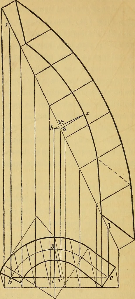An illustration from The American house carpenter:, 1844, leaf 251