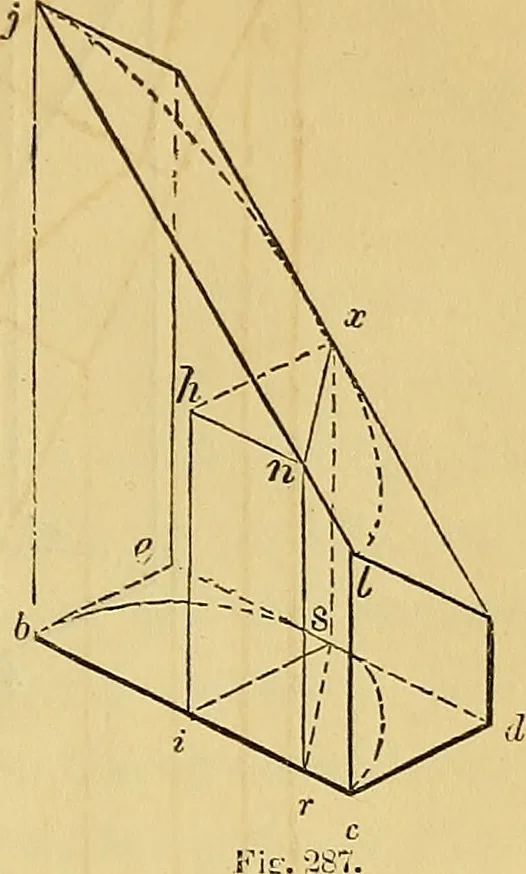 An illustration from The American house carpenter:, 1844, leaf 252