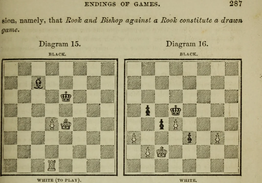 An illustration from The American Hoyle, or, Gentleman's hand-book of games: containing all the games played in the United States, with rules, descriptions, and technicalities, adapted to the American methods of playing, 1864, leaf 296
