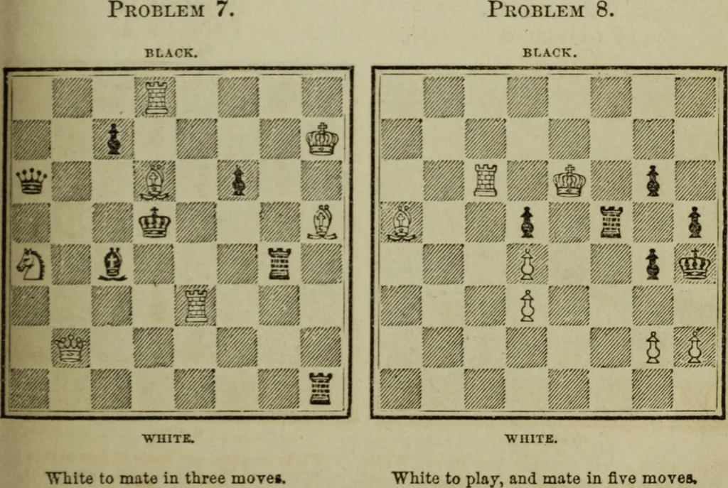 An illustration from The American Hoyle, or, Gentleman's hand-book of games: containing all the games played in the United States, with rules, descriptions, and technicalities, adapted to the American methods of playing, 1864, leaf 312