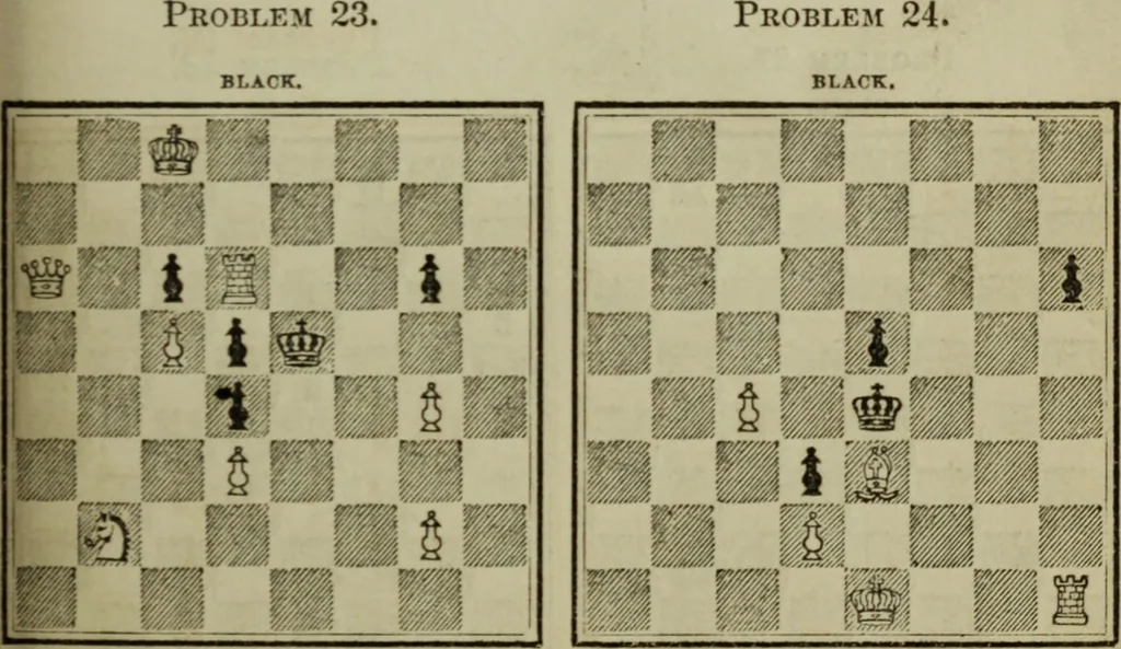 An illustration from The American Hoyle, or, Gentleman's hand-book of games: containing all the games played in the United States, with rules, descriptions, and technicalities, adapted to the American methods of playing, 1864, leaf 316