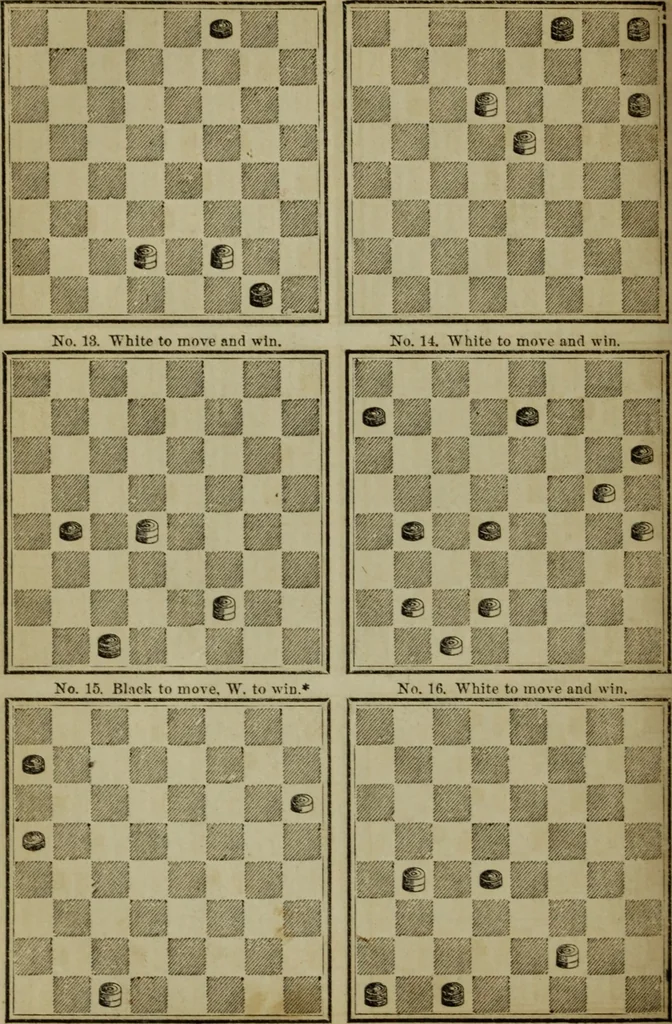 An illustration from The American Hoyle, or, Gentleman's hand-book of games: containing all the games played in the United States, with rules, descriptions, and technicalities, adapted to the American methods of playing, 1864, leaf 355