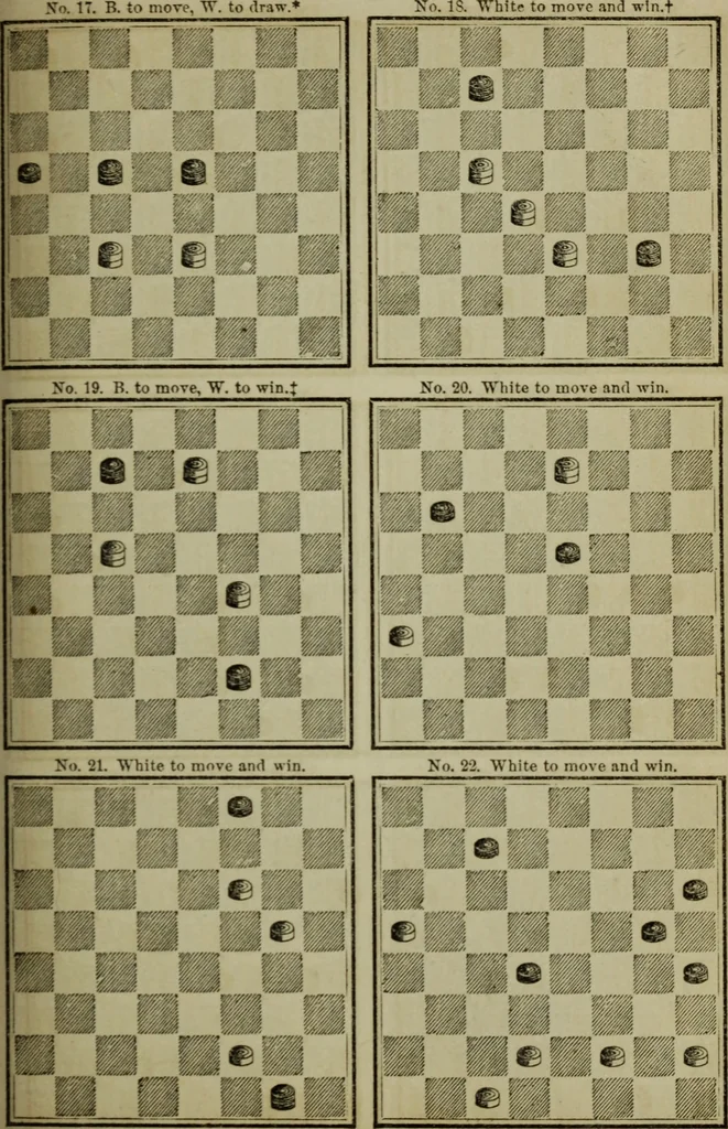 An illustration from The American Hoyle, or, Gentleman's hand-book of games: containing all the games played in the United States, with rules, descriptions, and technicalities, adapted to the American methods of playing, 1864, leaf 356