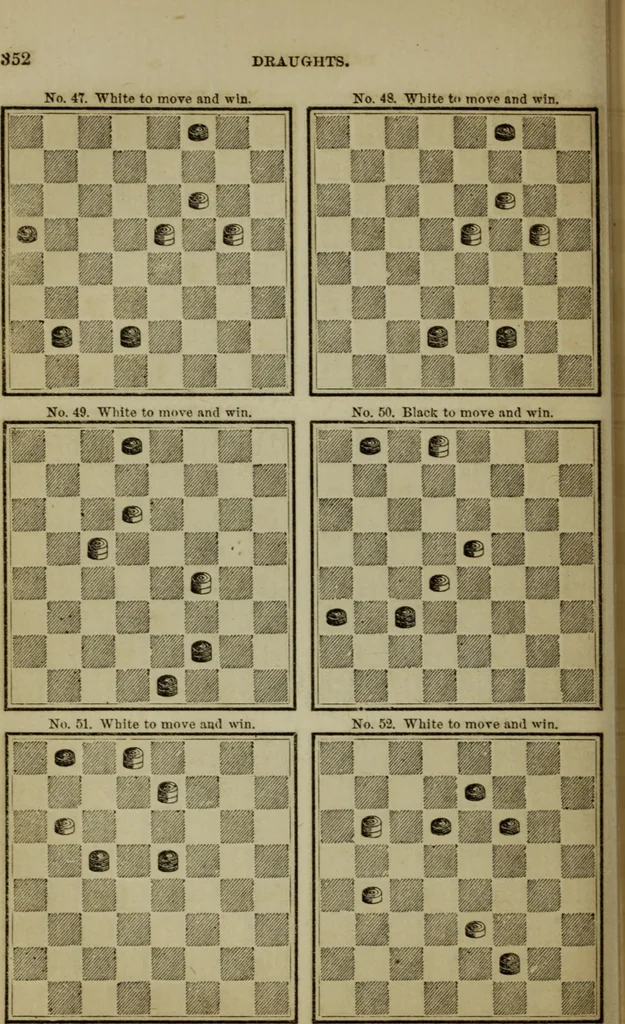 An illustration from The American Hoyle, or, Gentleman's hand-book of games: containing all the games played in the United States, with rules, descriptions, and technicalities, adapted to the American methods of playing, 1864, leaf 361