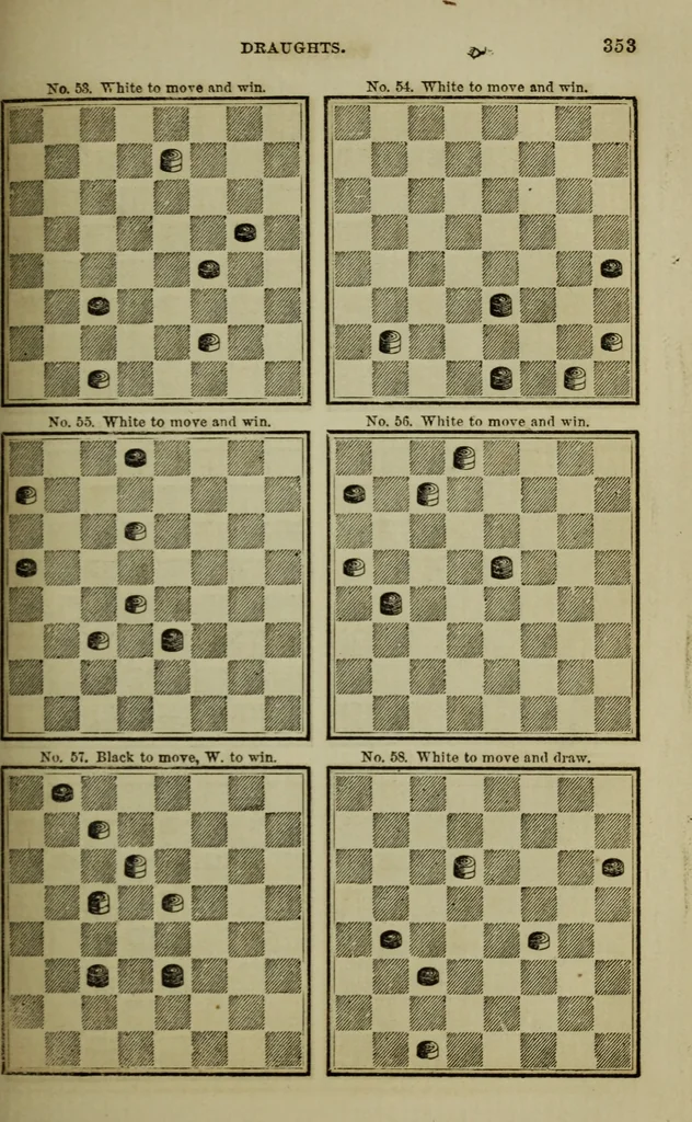 An illustration from The American Hoyle, or, Gentleman's hand-book of games: containing all the games played in the United States, with rules, descriptions, and technicalities, adapted to the American methods of playing, 1864, leaf 362